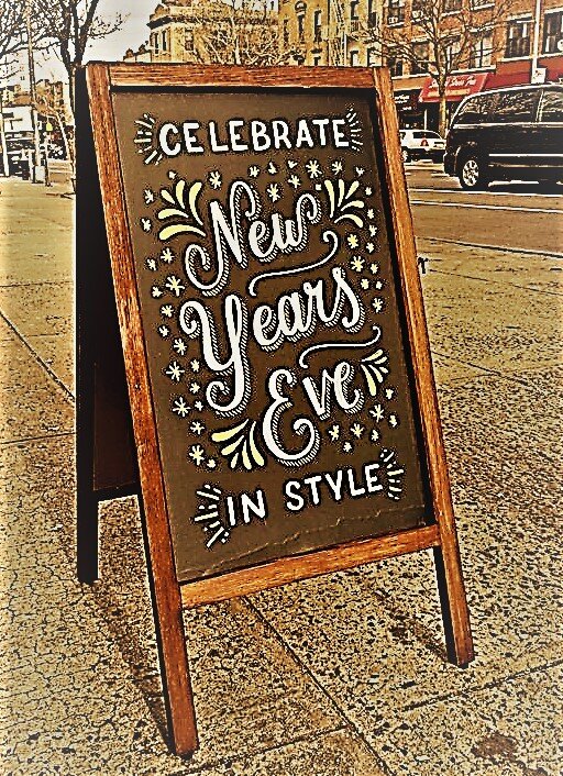 Меловой штендер, фото из Интернета