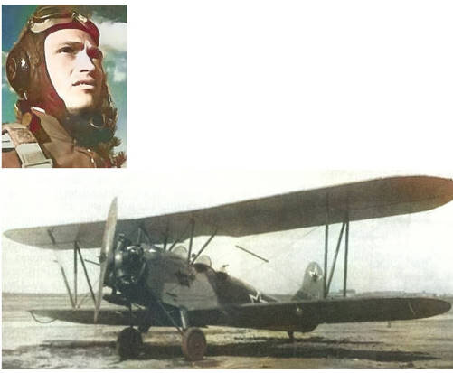 Самолёт У-2.                                                                                                                      Фотоколлаж автора из материалов свободного доступа. Яндекс картинки.