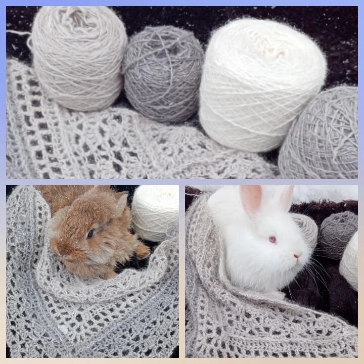 Всё пуховое, и кролики, и клубочки, и вязаные вещи