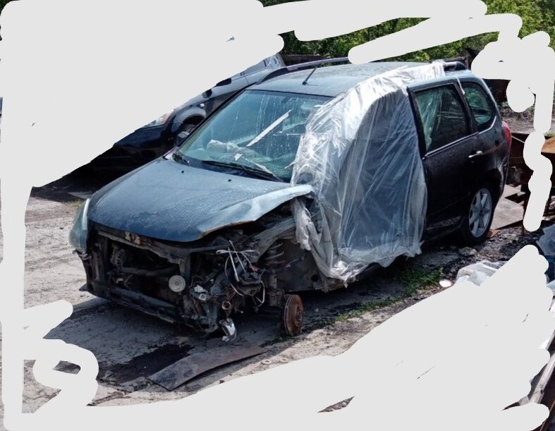 наша машина после второй оценки страховой компании ОСАГО. ДТП