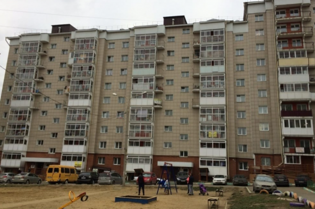    Та самая многоэтажка на ул. Баумана. Фото:  АиФ/ Анастасия Казакова.