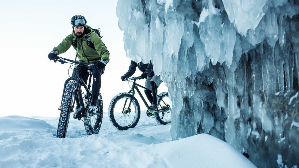 Зимний велосипед. Fatbike Winter. Велосипед зимой. Горный велосипед зимой. Зимние катания на велосипеде.