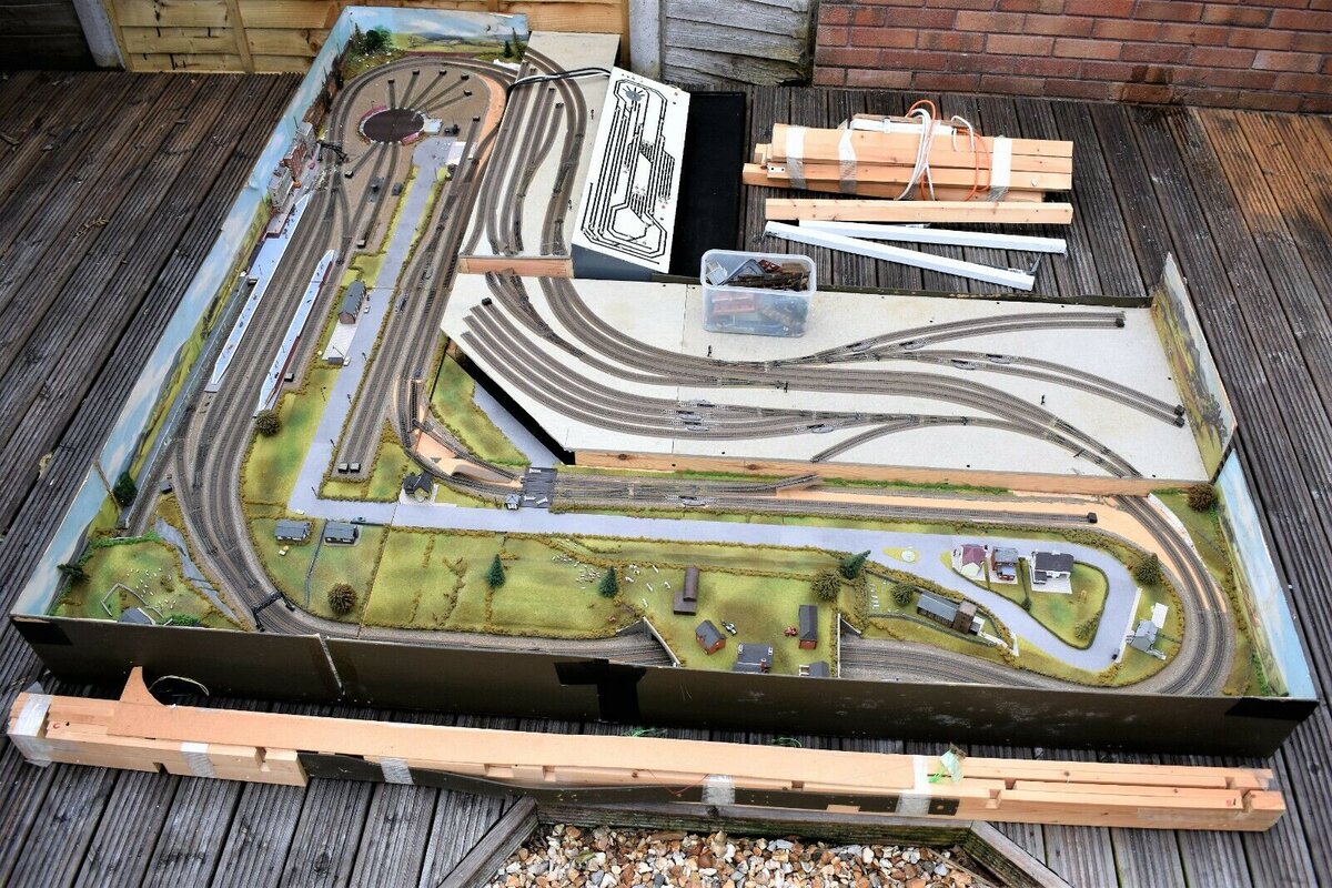 02) Общий вид жд макета-1