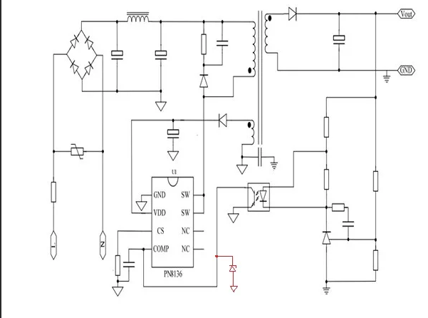 Характеристики модели PN8368 микросхема (2 шт.) SOP-7 SMD аналог Ee19 схема PN83