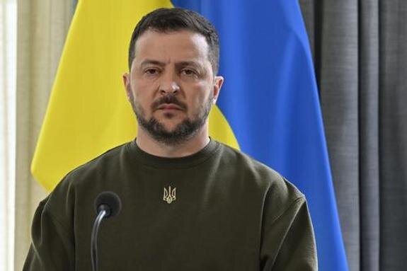    Президент Украины Владимир Зеленский, Dirk Waem/Belga News Agency