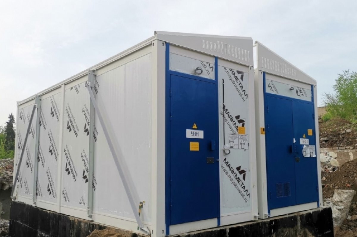    Энергетики установили подстанцию для строительства школы на территории ЗиМ