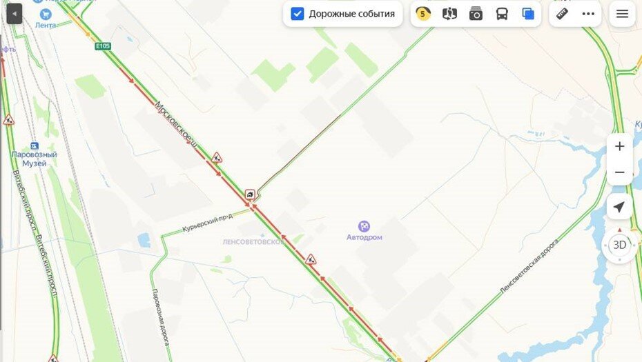    Автор фото: Яндекс. Пробки