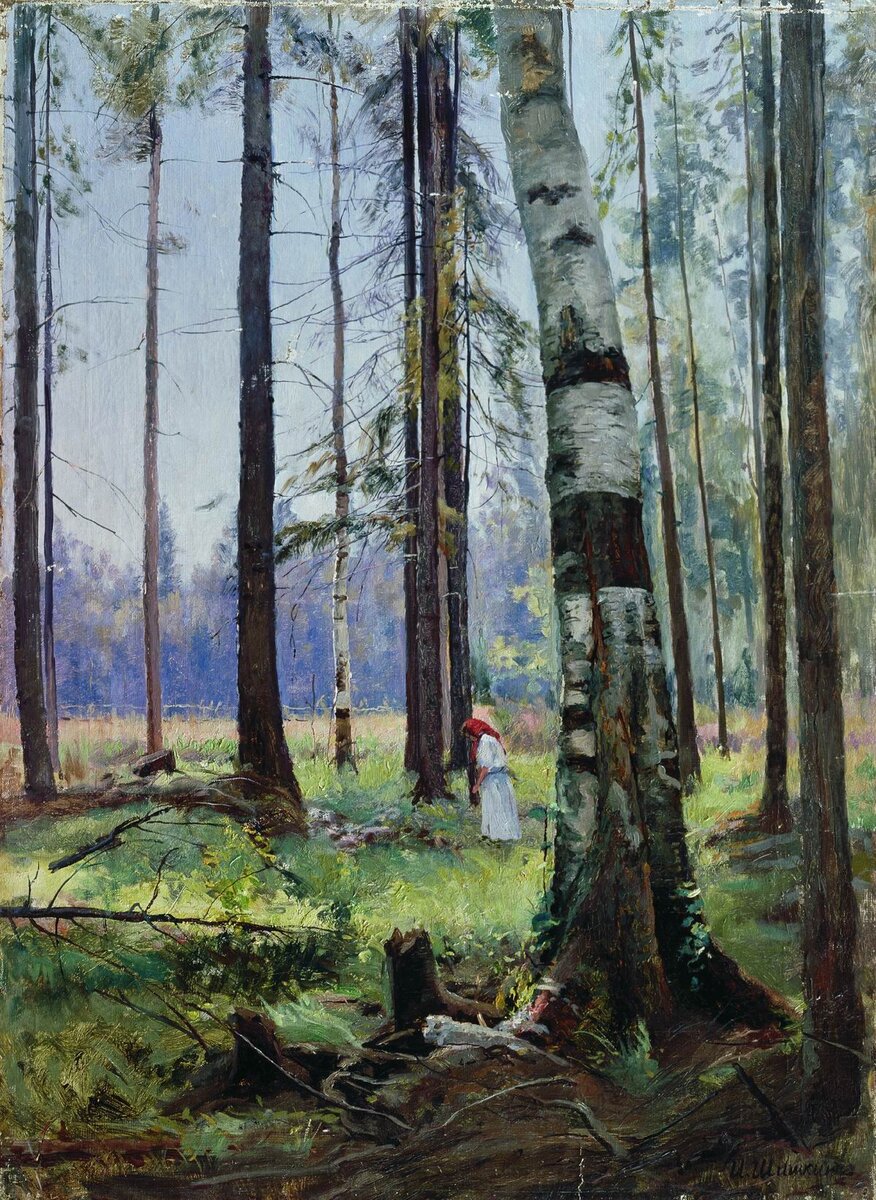 "Опушка леса", И.И. Шишкин, 1870-е. Художественный музей, Череповец.