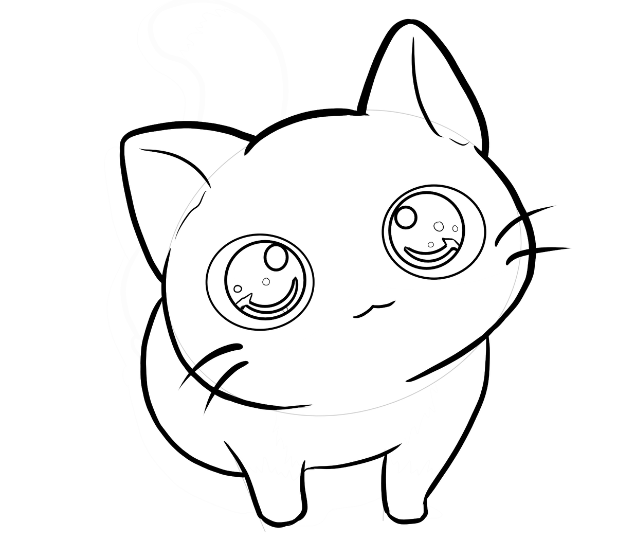 Рисунки милых котиков