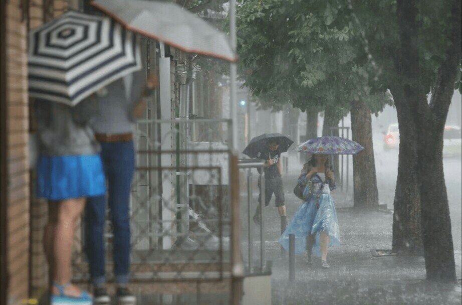 Дождь в городе