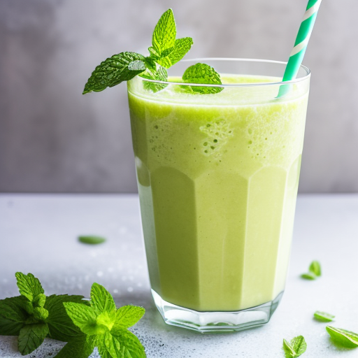 Ананасово-мятный детокс-смузи