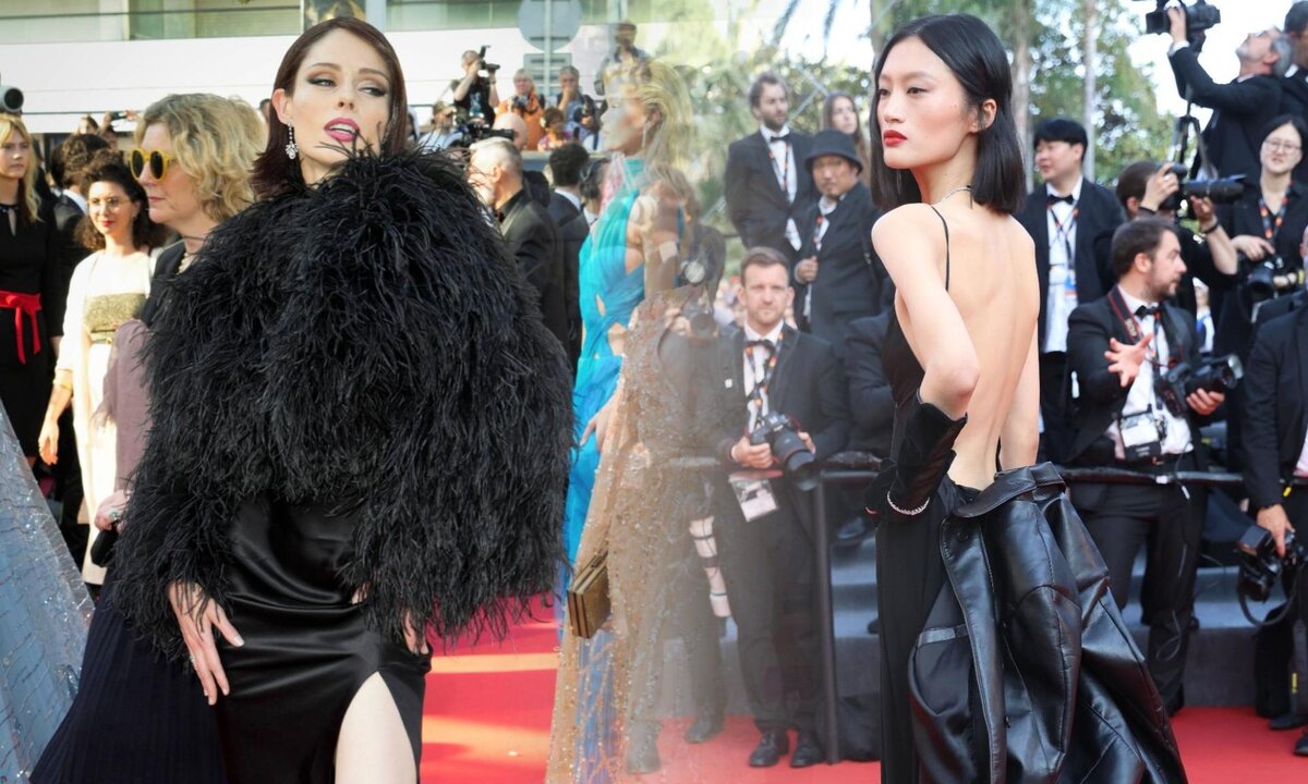 Петра Немцова корсет и расслабленный костюм