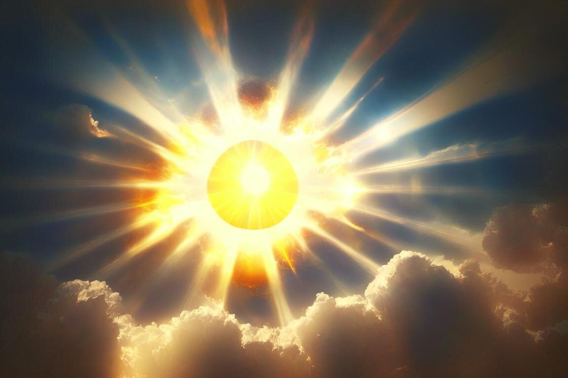 Создано rudalle солнце