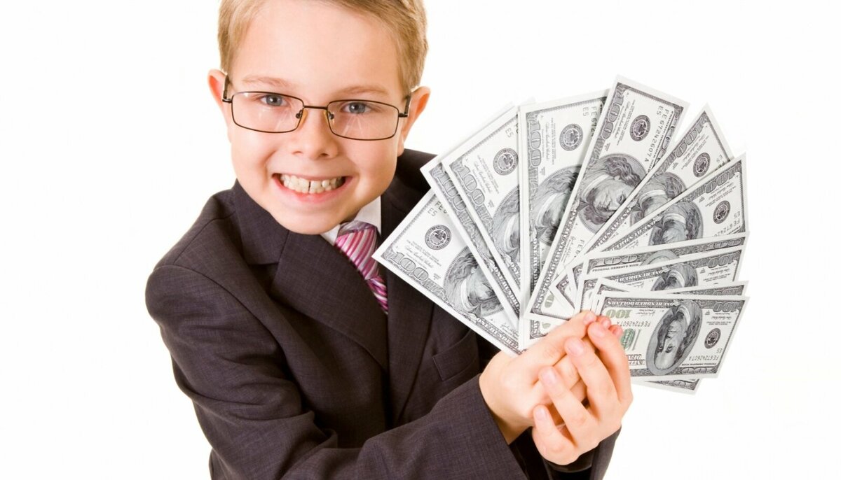 Как заработать деньги картинки для детей