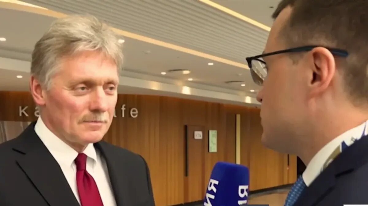 Дмитрий Песков. Фото: скрин с видео t.me/zarubinreporter