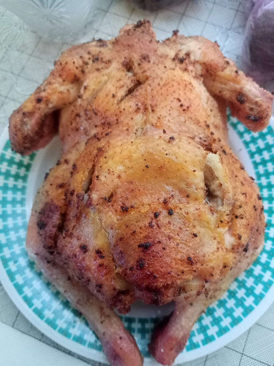 Курица на соли