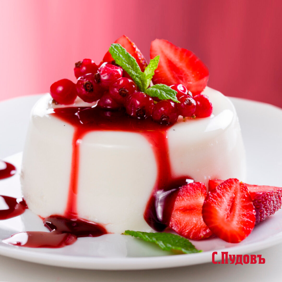 Десерт panna Cotta