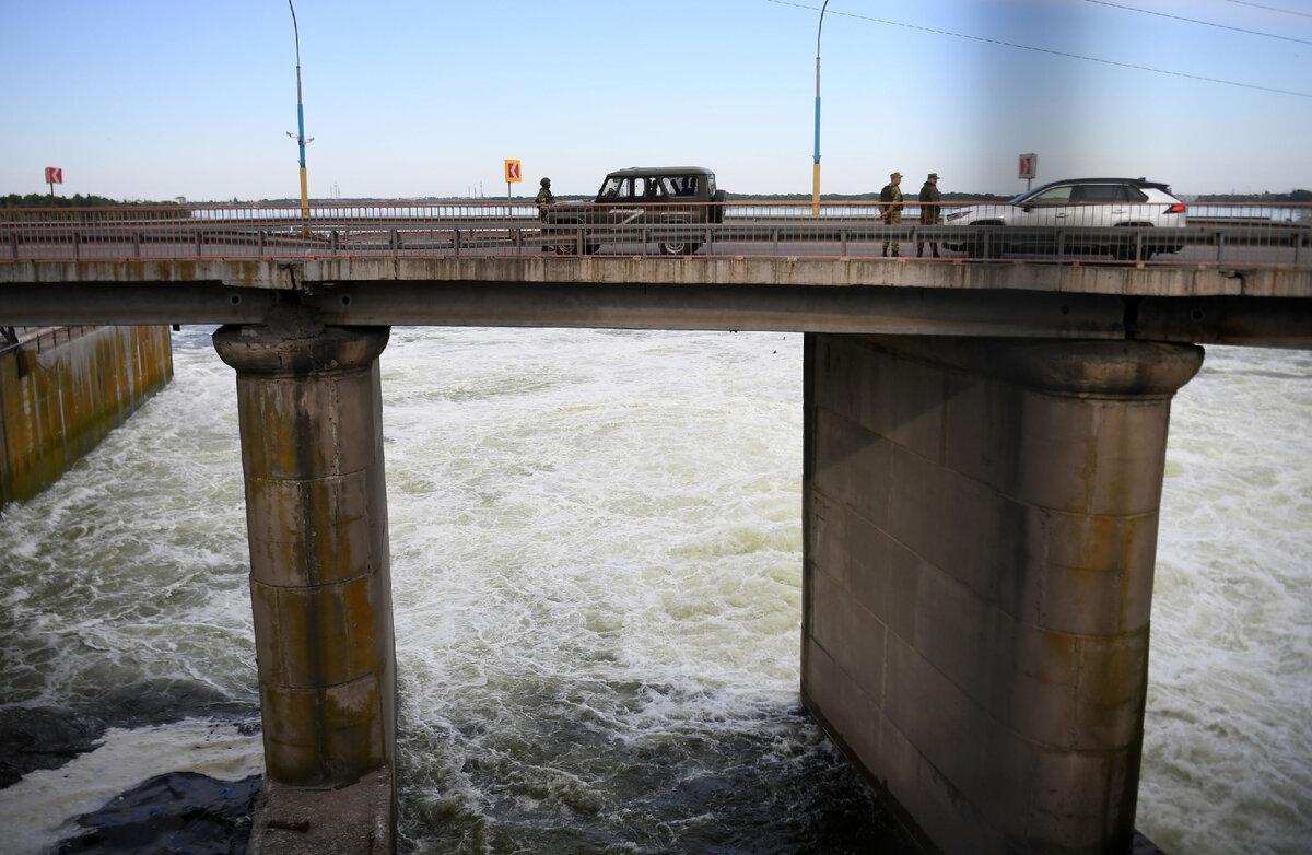 Каховская гидроэлектростанция в Херсонской области // Sputnik / РИА Новости