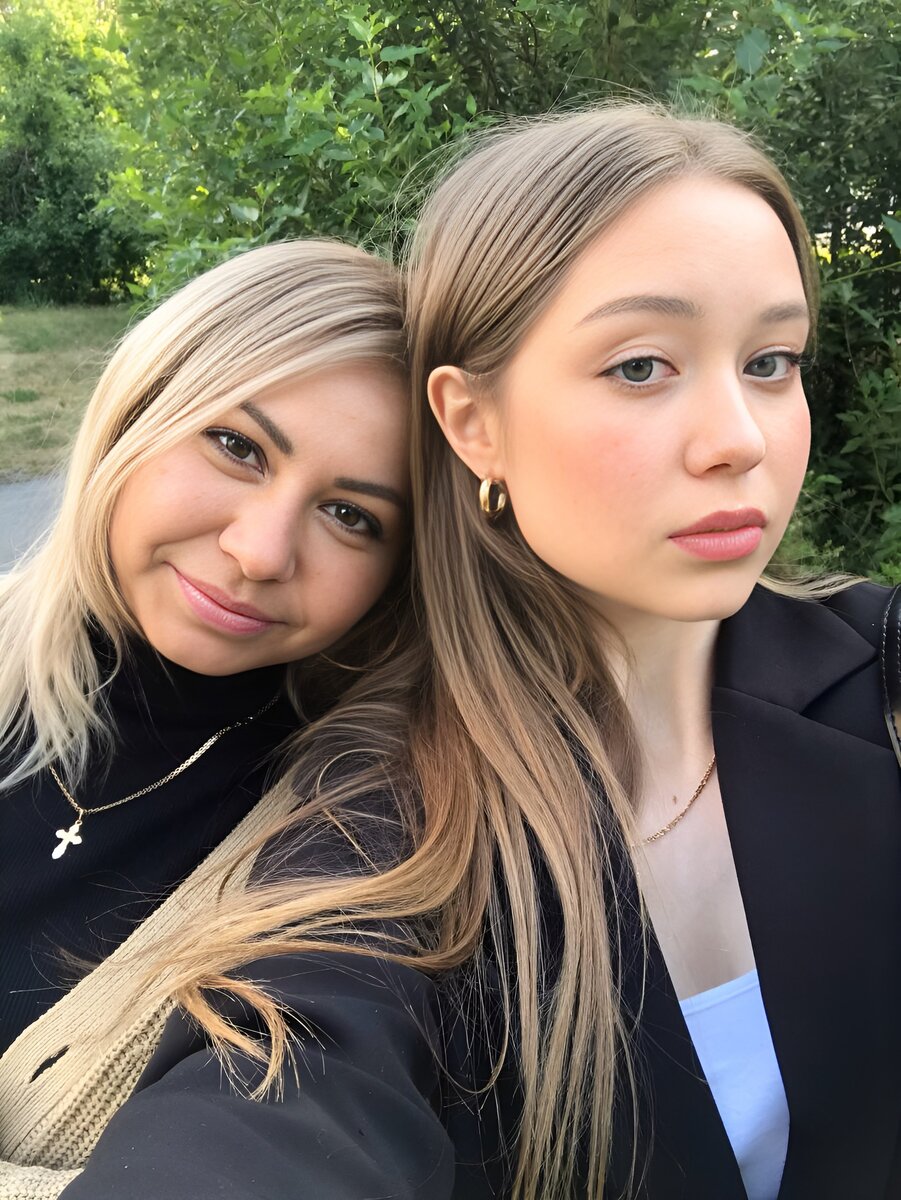 С доченькой) Любимка моя