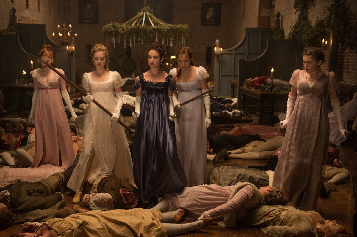 Источник: Кинориум. Кадр из "Гордость и предубеждение и зомби" (Pride and Prejudice and Zombies (2016))

