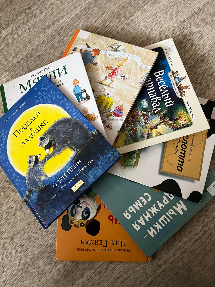 Текущая партия книг для ребёнка 