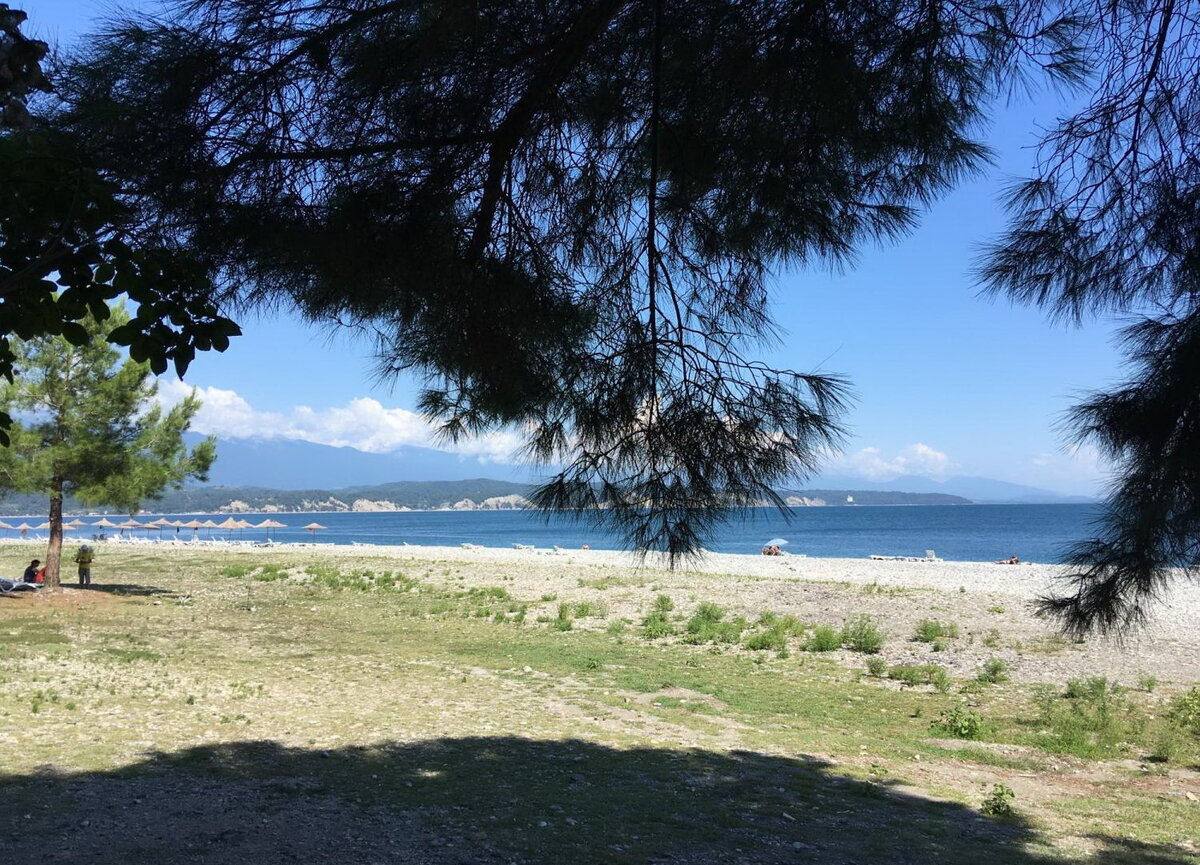 пляж кипариска