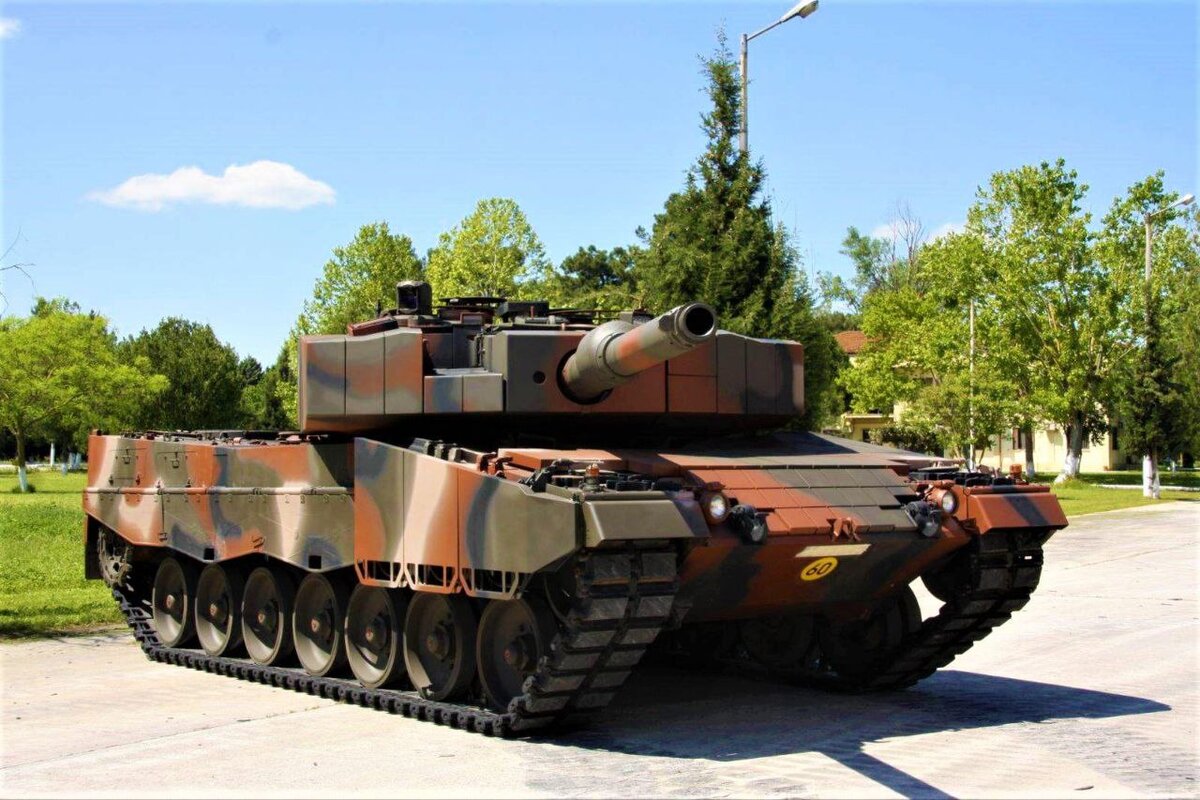 Греческий Leopard 2A4 с комплектом ASPIS Modular NG-MB