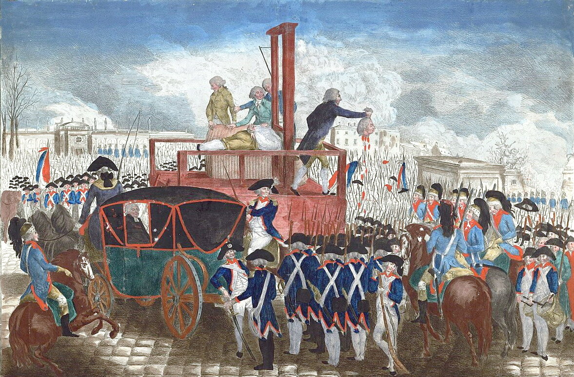 Георг Генрих Зевекинг «Казнь Людовика XVI»