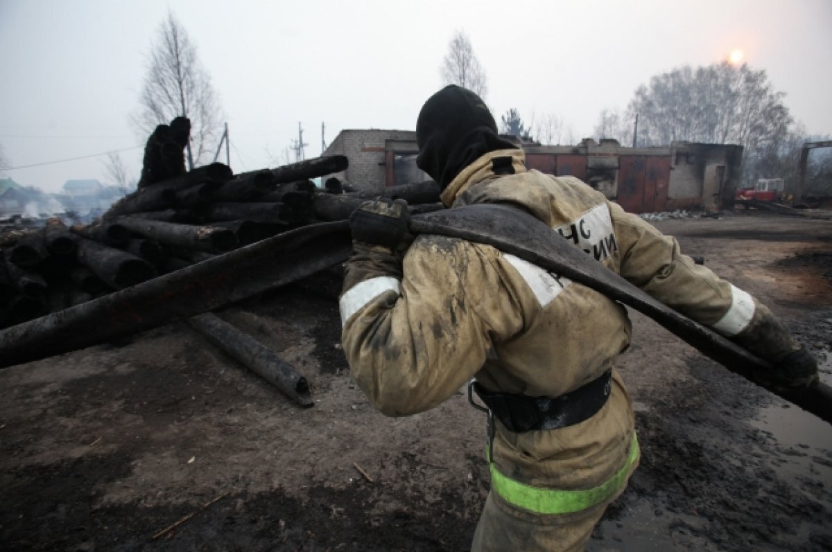    Природные пожары уничтожили 124 строения в Тюменской области