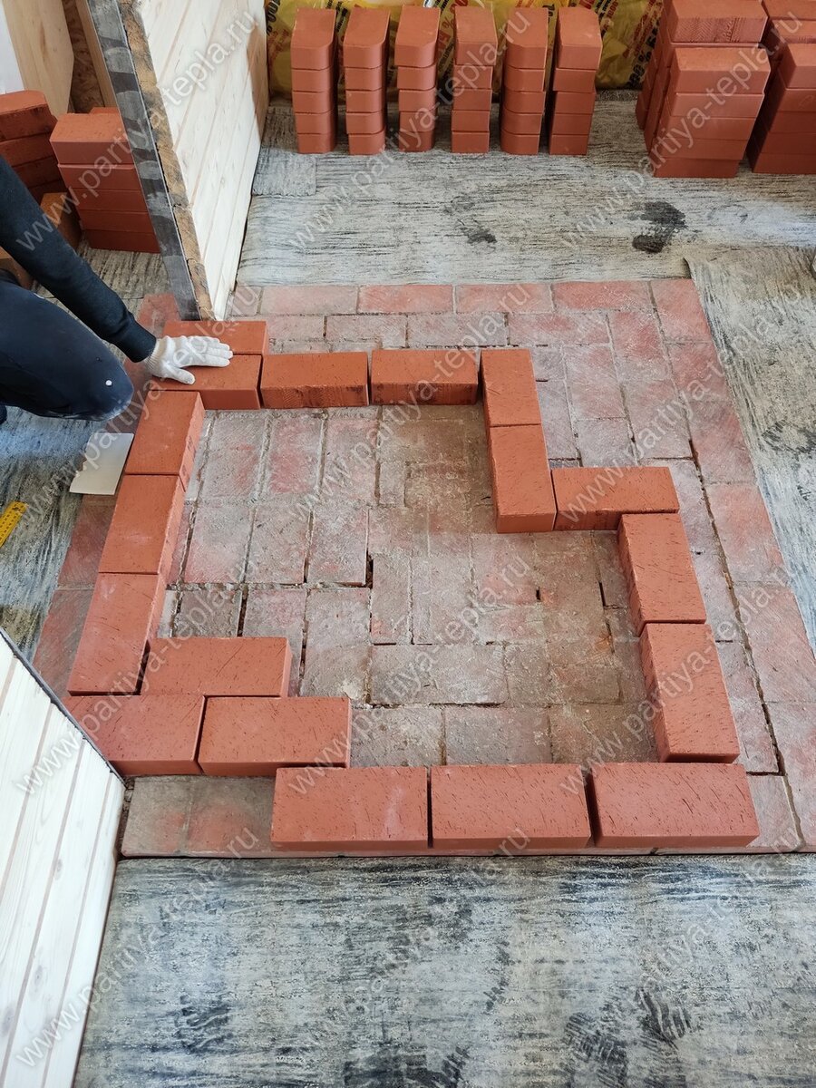 Кирпичная печь с подключением варочной плиты (фото отчет)