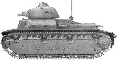 Картинка из свободных источников. Французский танк «Рено» D-1