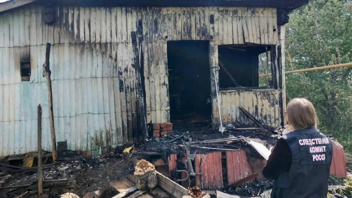    СК: возбуждено уголовное дело о гибели двух детей на пожаре под СаратовомНовости Саратова и области – Сетевое издание «Репортер64»