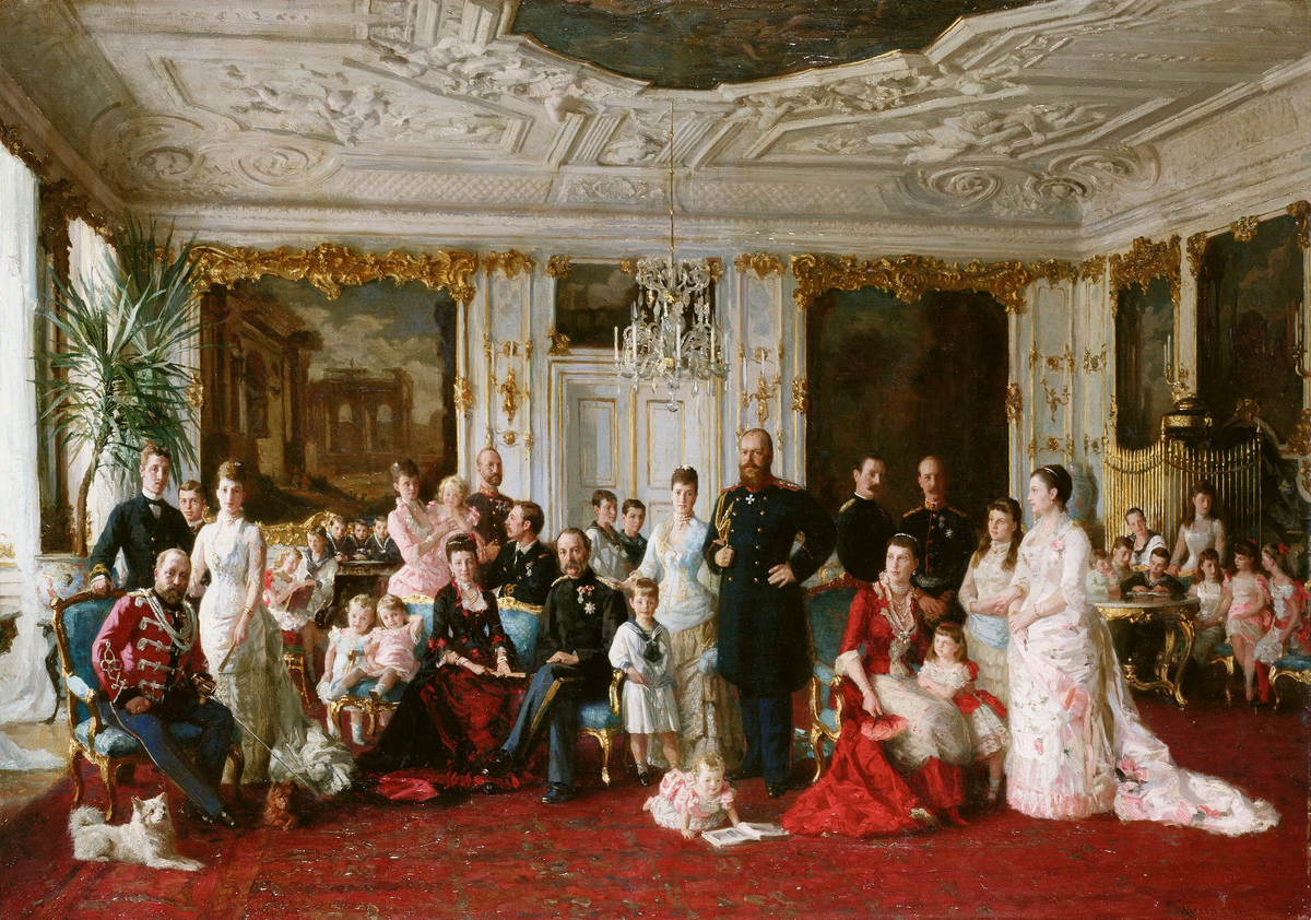 Окружение короля. Лауриц туксен картины. Лауриц туксен семья Кристиана 9. Laurits Regner Tuxen (1853-1927) семья королевы Виктории в 1887.