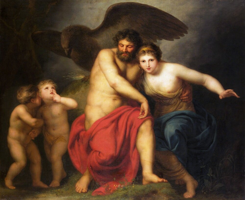 Корнелис Ленс "Зевс усыплен Герой на горе Ида"