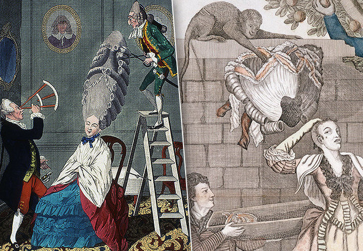     Привет из прошлого: странные, но модные причёски XVIII века