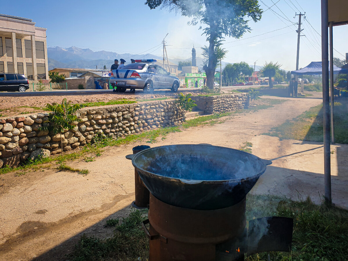 Главная улица. Бостери.  Иссык-Куль, Киргизия Фотография Корчагиной Татьяны