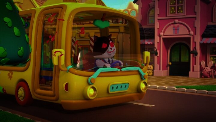 Оскар в автобусе. 