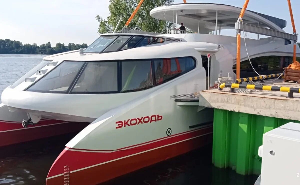    Электрокатамараны «Водохода» начнут работу в Красноярске в первой половине июня