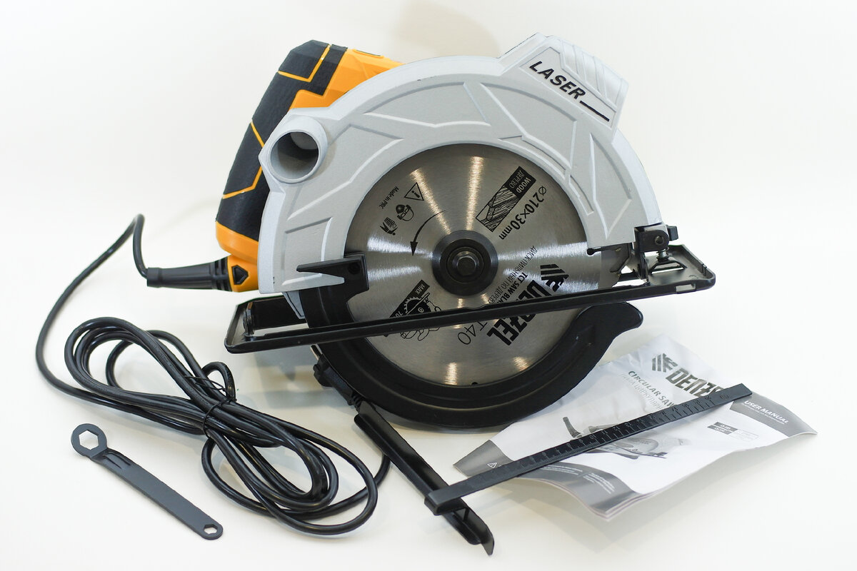 Обзор циркулярной пилы Denzel CS-210