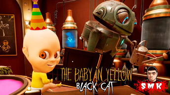 АДСКИЙ РЕБЁНОК В ЖЁЛТОМ И ЧЕРНАЯ КОШКА!ИГРА THE BABY IN YELLOW BLACK CAT ПРОХОЖДЕНИЕ!ПРИКОЛЫ 2023!