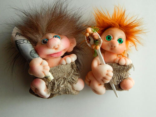 Изготовление куклы-перчатки петрушечного типа с объемной головой из чулка и ваты
