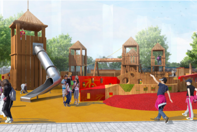    Проект благоустройства парка «Сказка» в Дзержинском © Пресс-служба Министерства благоустройства Московской области