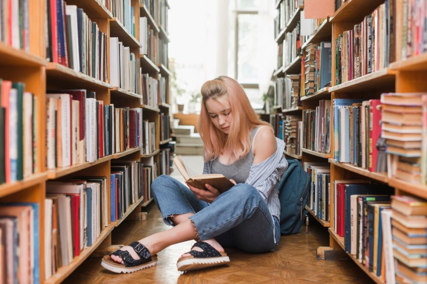 Reading teenagers