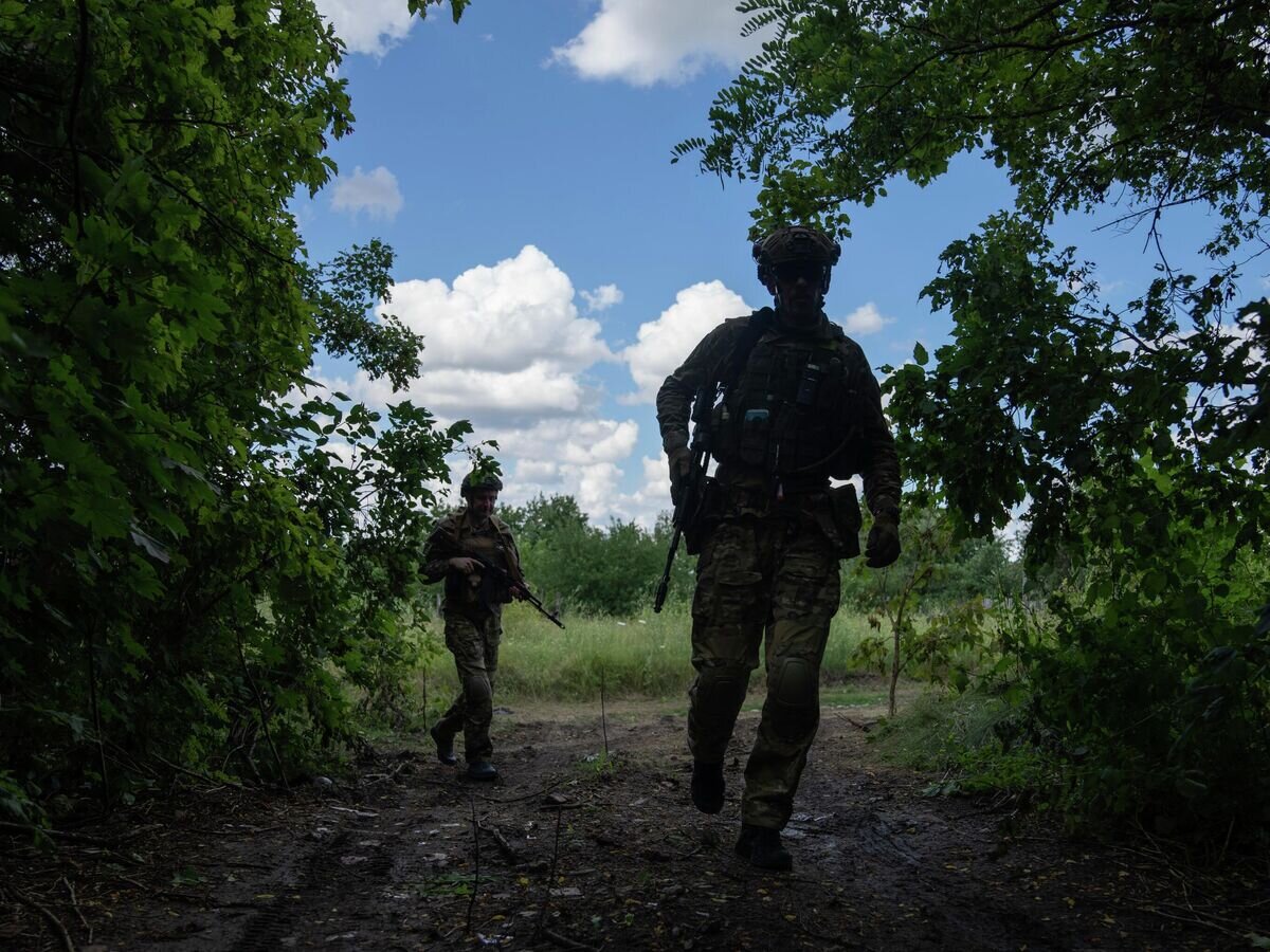    Украинские военнослужащие© AP Photo / Evgeniy Maloletka