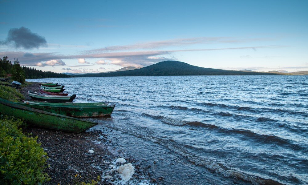 Зюраткуль пасмурно