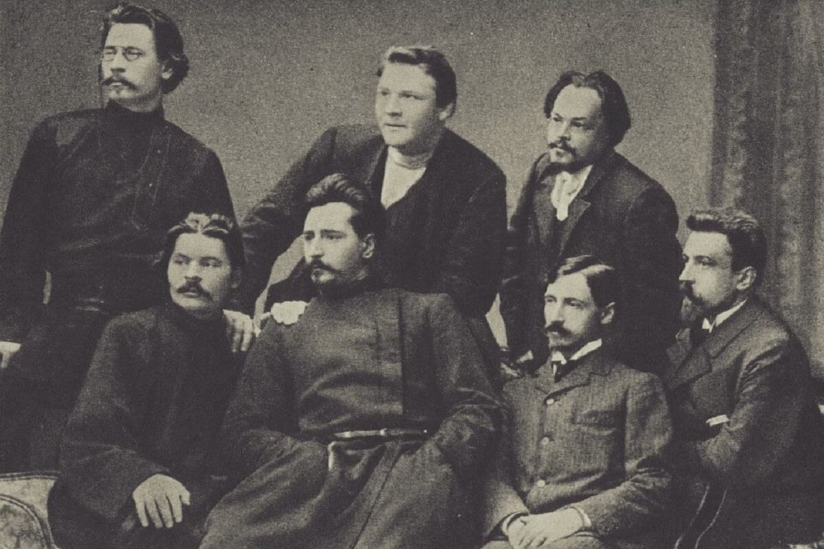 Группа писателя. Андреев, Горький, Шаляпин, скиталец, Чириков, Телешов и Бунин. Леонид Андреев и Максим Горький. Максим Горький и маркисты. Литературный кружок Бунин Горький