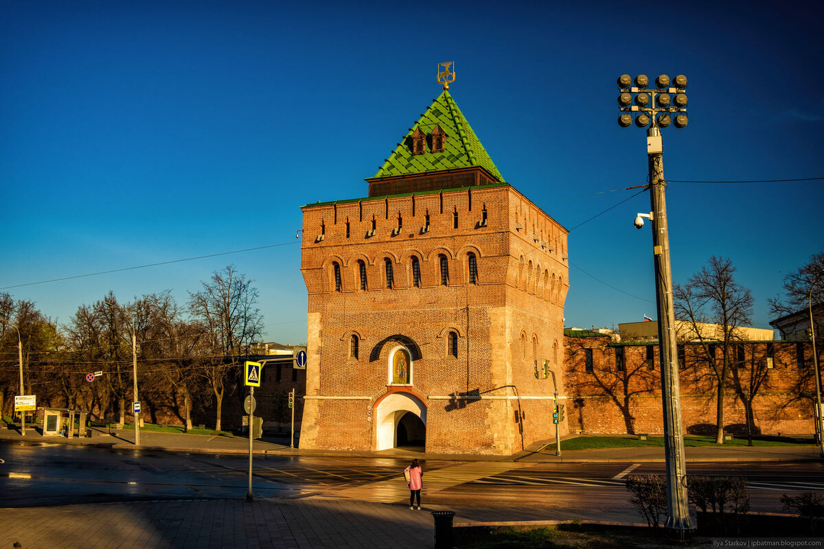 Дмитриевская башня нижегородского кремля рисунок