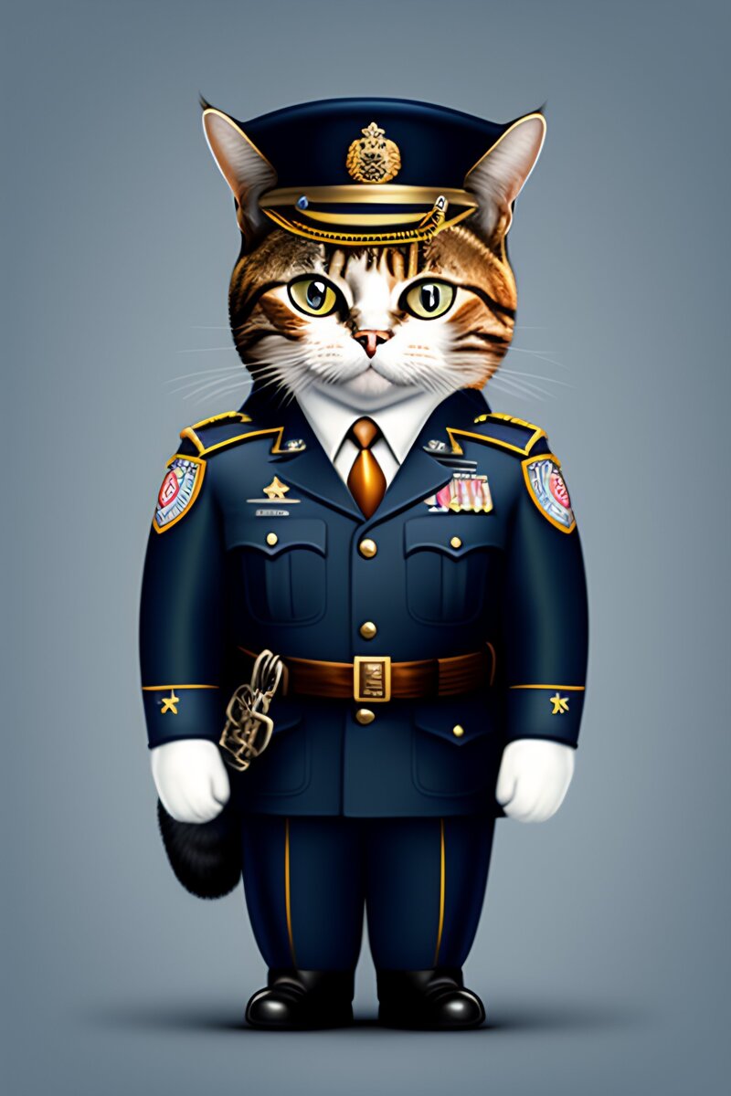 Кот милиционер