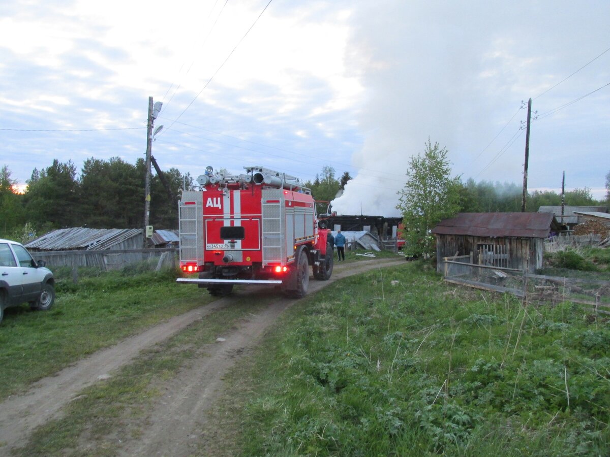    В страшном пожаре в Карелии погибли мать и сынпаблик "Безопасный городишко Лоухи"