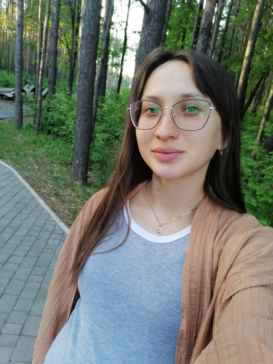 На прогулке в своём любимом парке